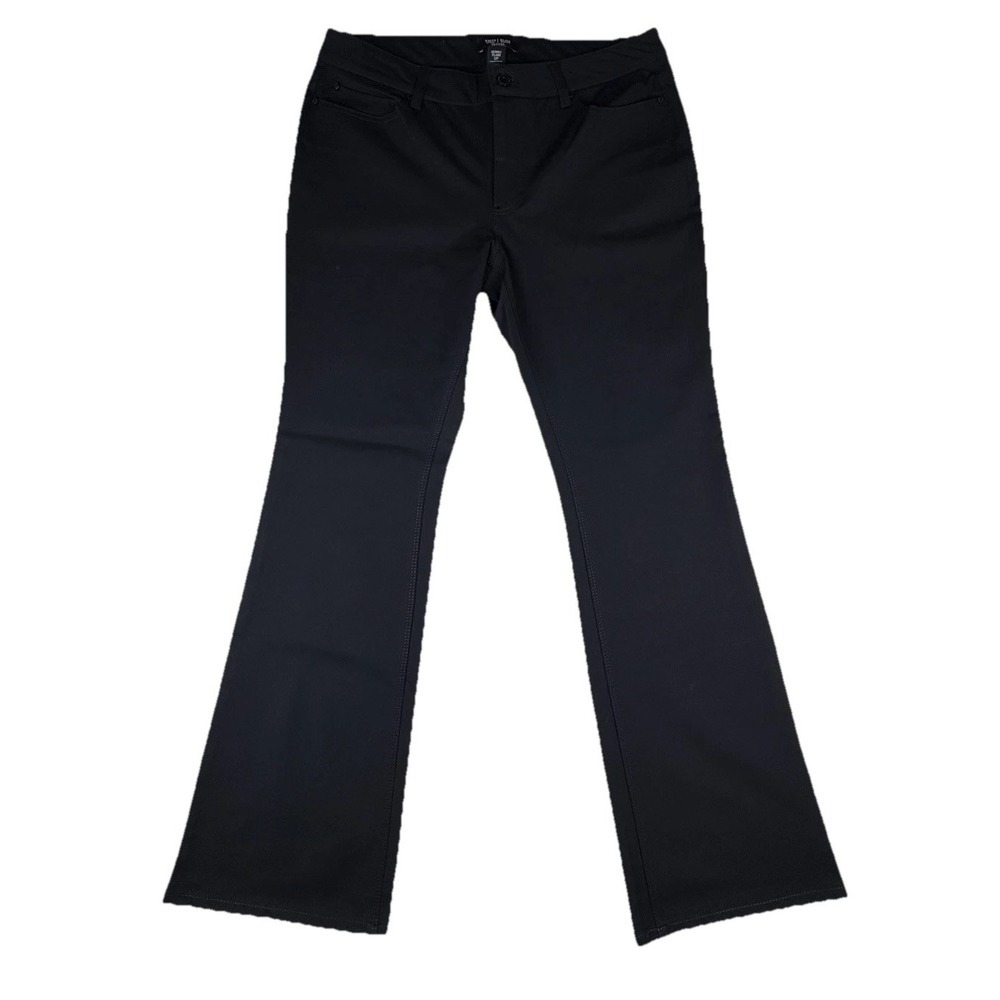 White House Black Market 12P Skinny Flare Black Jeansβ